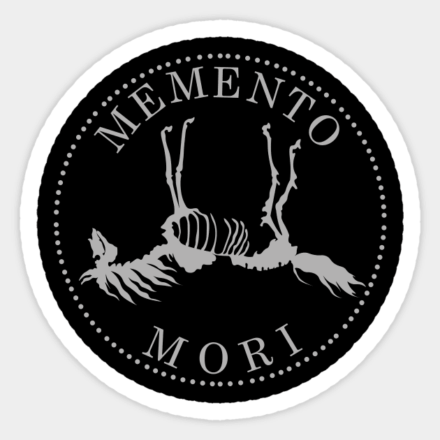 Memento Mori Sticker by ijoshthereforeiam